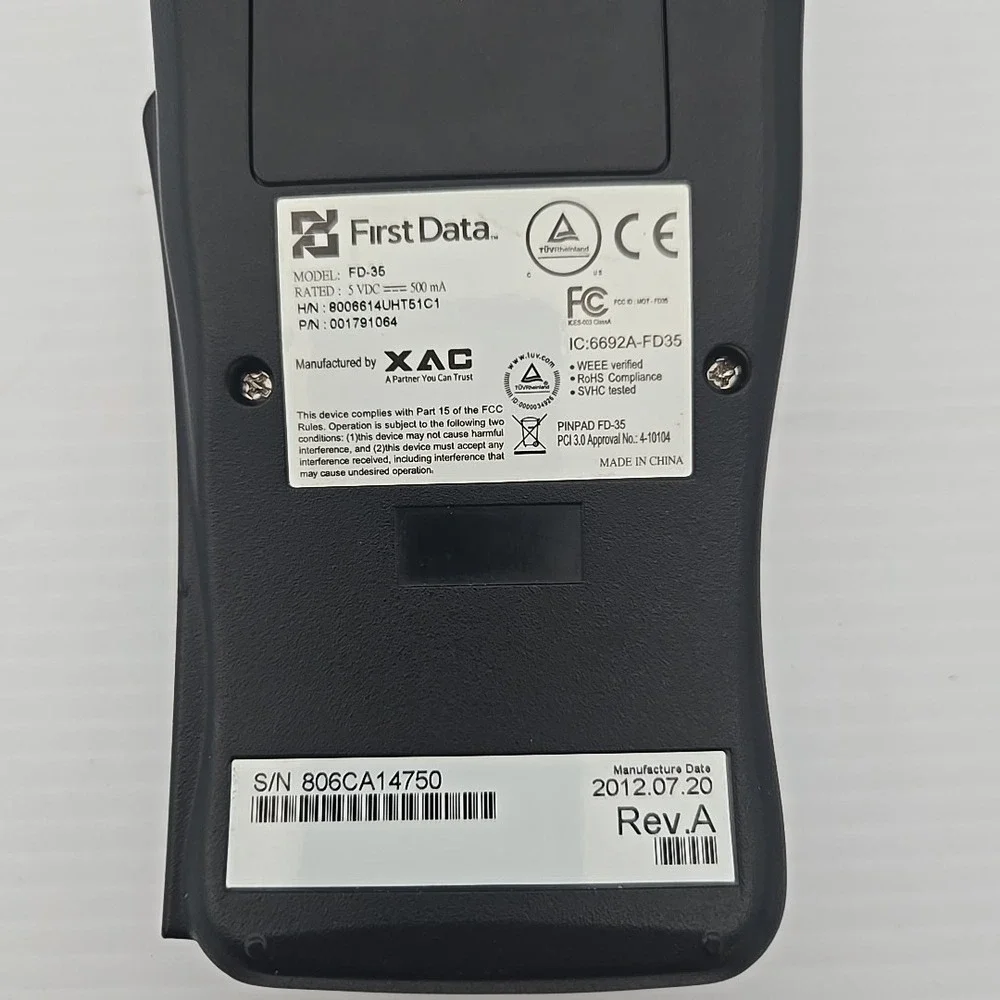First Data FD35 PIN pad EMV / ApplePay for FD130 DUO FD130‎ FD100Ti